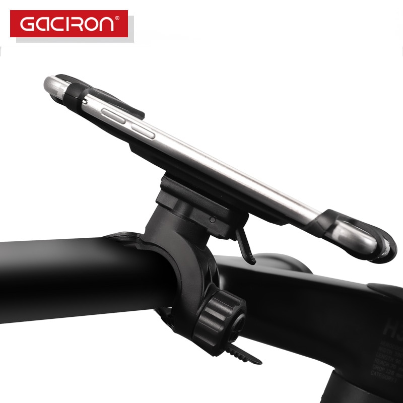 Gaciron 2 IN 1 범용 자전거 휴대 전화 홀더 자전거 액세서리 전화 스탠드 사이클링 핸들 바 마운트 홀더 아이폰 6 7 8